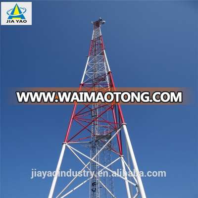 3 Legged Tubular Lattice Steel Telecommunication Tower