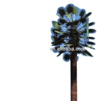 30m camouflaged bionic fiber glass palm tree 2g 3g 4g antenna telecom monopole tower supplier