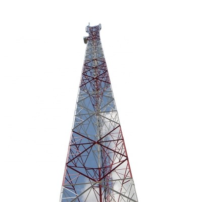 20 25 30 35 40 42 45 48 50 52 55 60 65 M Meter Mast Pylon Angular Iron 3 Legged Telecommunication Angle Steel Tower