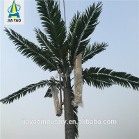 Landscape 4g router 5g transmitter gsm wireless Telecommunication artificial camouflaged palm tree antenna telephone tower