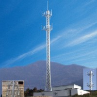 3 leg lattice telecom tower/tubular tower/angular tower