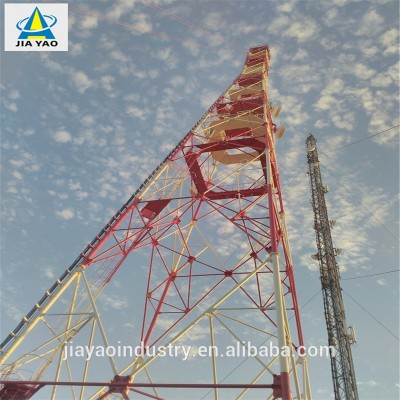 China hebei telecommunication ham radio wireless internet communication towers 4 legs tube bts wimax tower